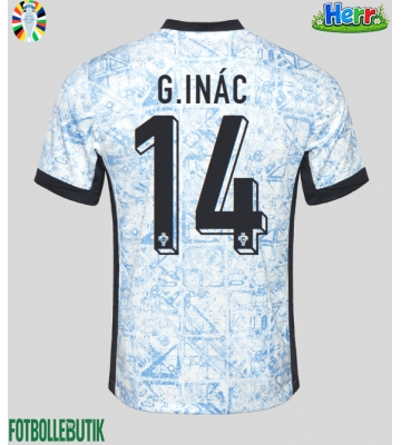 Portugal Goncalo Inacio #14 Bortatröja EM 2024 Kortärmad